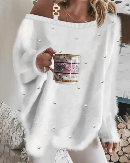 Cozy Chic Off Shoulder Sweater