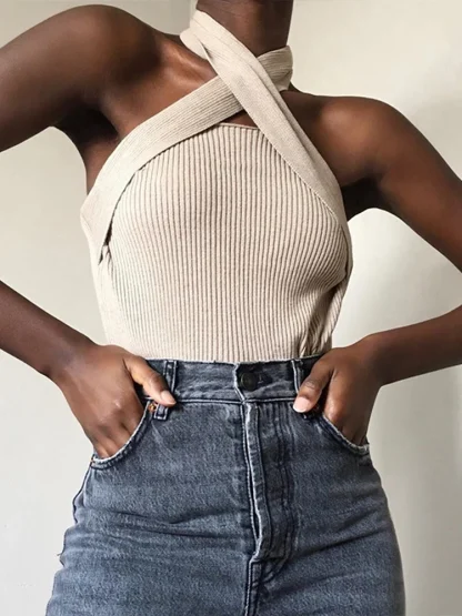 Criss Cross Off Shoulder Tops - Image 4