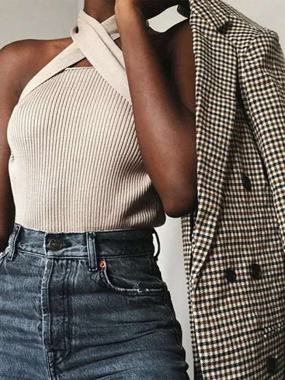 Criss Cross Off Shoulder Tops - Image 5