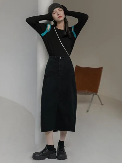 Sexy Open Shoulder Sweater Top - Image 6