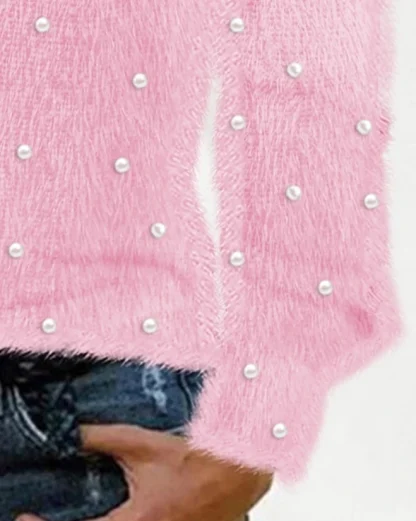 One Strap Off Shoulder Sweater - Image 2
