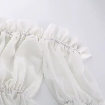 Puff Off Shoulder Sweater Tops - Image 7