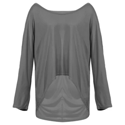 Lazy Oversized Off Shoulder Sweater - Image 6