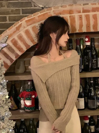 Chic Off Shoulder Sweater Tops