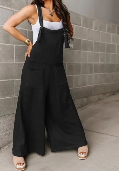Trendy Wide Leg Jumpsuit Sweater