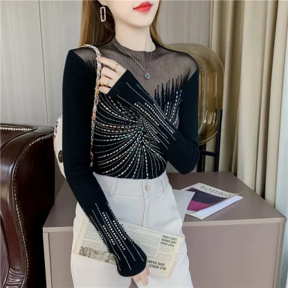 Sexy Off Shoulder Sweater Tops - Image 4