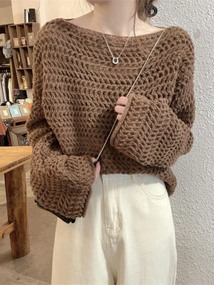 Bell Sleeve Off Shoulder Sweater