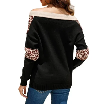 Sexy Off Shoulder Sweater Pullover - Image 5