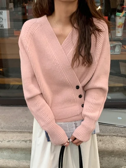 Wrap Around Off Shoulder Sweater - Image 3