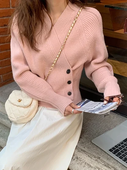 Wrap Around Off Shoulder Sweater - Image 4