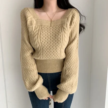 Elegant Oversized Jumper Pullover Sweater - Image 5