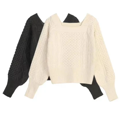 Elegant Oversized Jumper Pullover Sweater - Image 7