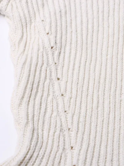 Peplum Off Shoulder Sweater Tops - Image 6