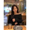 Chic Knitted Off Shoulder Sweater - Image 7
