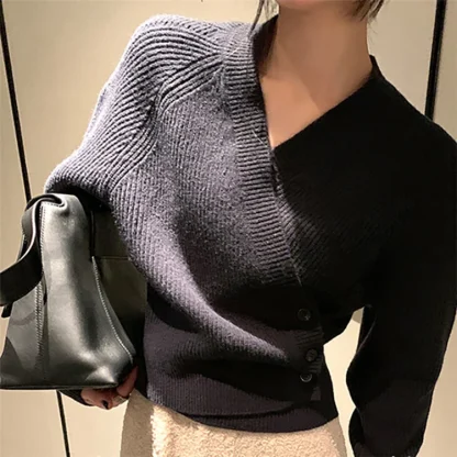 Wrap Around Off Shoulder Sweater - Image 6