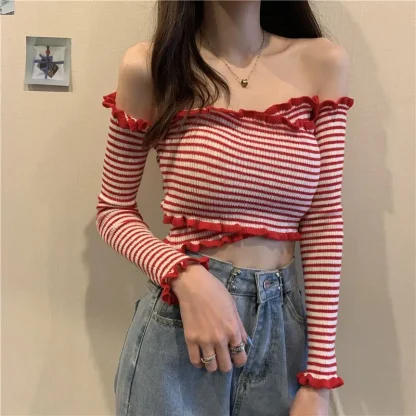 Stylish Wrap Off Shoulder Sweater