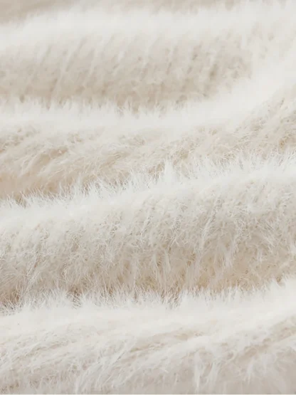 Knit Cold Shoulder Sweater Tops - Image 6