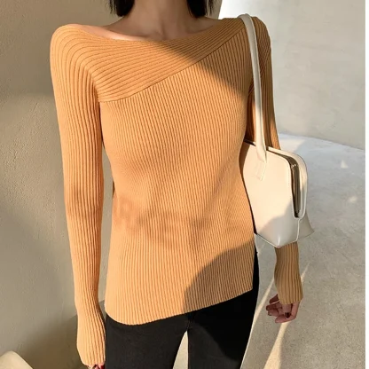 Slit Chic Off Shoulder Sweater - Image 4